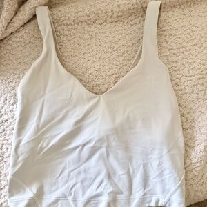 lululemon Align™ Tank Top Light Support A/B Cup Size 2 White